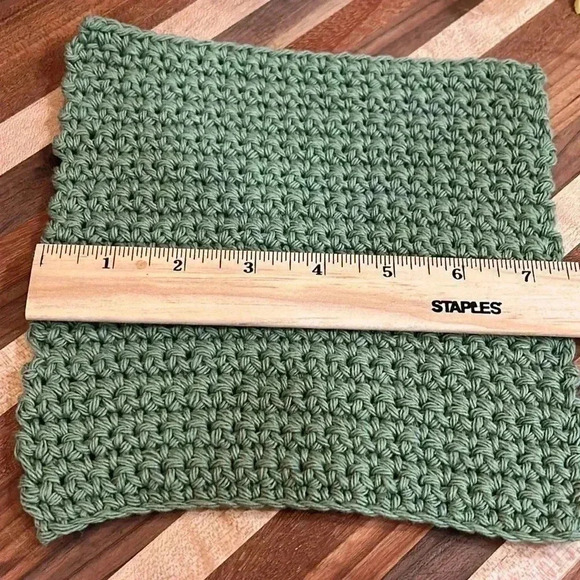 100% Cotton Handmade Washcloths - Set of 3 - Picture 5 of 12